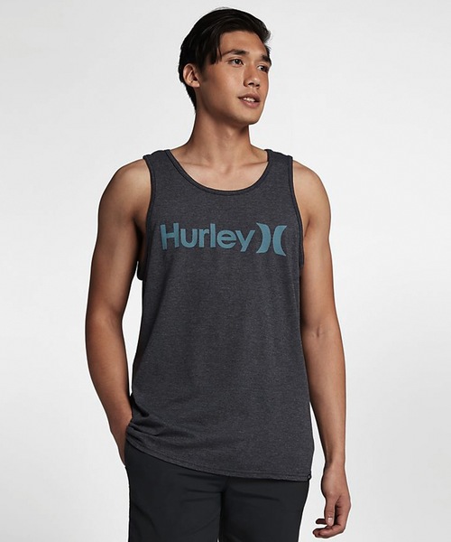Hurley （ハーレー）の「M HRLY OAO TANK/ハーレー ロゴ タンクトップ  ノースリーブ ユニセックス（タンクトップ・メンズ・グリーン/ブラック系その他/ブルー/グレー/ホワイト/ブラック/ブラック×ホワイト/グレー系その他/イエロー系その他/ホワイト×ブラック/ホワイト×ブルー/スモークグレー/その他・MEDIUM/LARGE/SMALL/X-LARGE）」の7枚目の写真