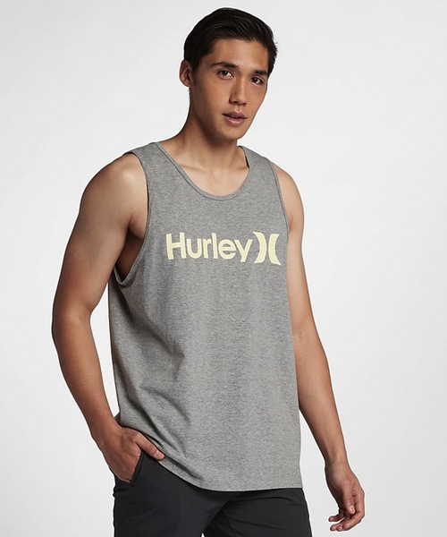 Hurley （ハーレー）の「M HRLY OAO TANK/ハーレー ロゴ タンクトップ  ノースリーブ ユニセックス（タンクトップ・メンズ・グリーン/ブラック系その他/ブルー/グレー/ホワイト/ブラック/ブラック×ホワイト/グレー系その他/イエロー系その他/ホワイト×ブラック/ホワイト×ブルー/スモークグレー/その他・MEDIUM/LARGE/SMALL/X-LARGE）」の8枚目の写真