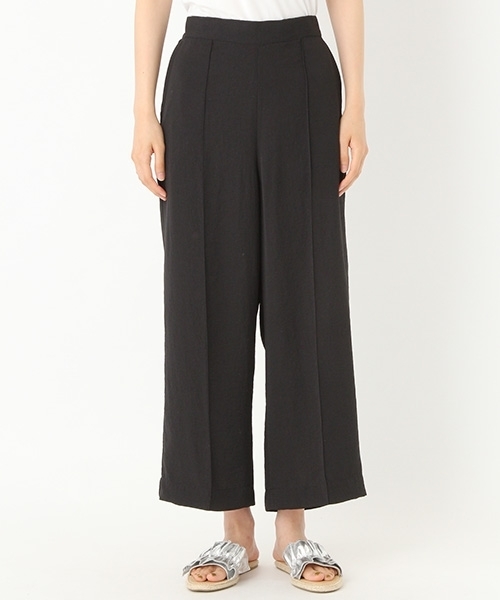 niko and...（ニコアンド）の「サラサラストレートパンツ（その他パンツ・レディース・ブラック/ネイビー/マスタード・3/4）」の7枚目の写真