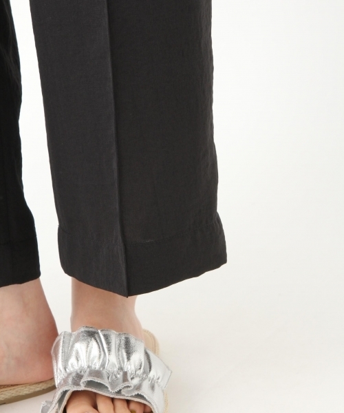 niko and...（ニコアンド）の「サラサラストレートパンツ（その他パンツ・レディース・ブラック/ネイビー/マスタード・3/4）」の12枚目の写真