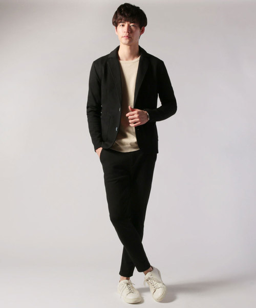 THE CASUAL（カジュアル）の「カルゼテーラードジャケット（テーラードジャケット・メンズ・ブラック/ネイビー/杢グレー/チャコール・S/M/L/XL）」の8枚目の写真