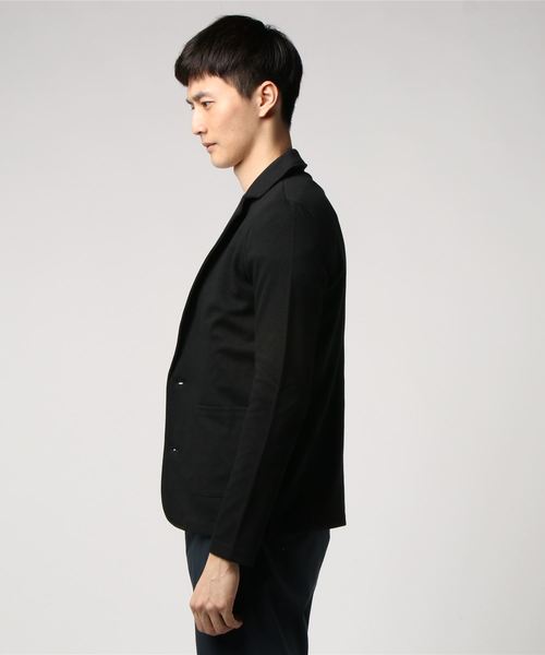 THE CASUAL（カジュアル）の「カルゼテーラードジャケット（テーラードジャケット・メンズ・ブラック/ネイビー/杢グレー/チャコール・S/M/L/XL）」の5枚目の写真