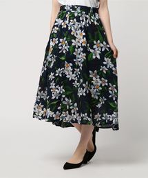 花柄フィッシュテールスカート