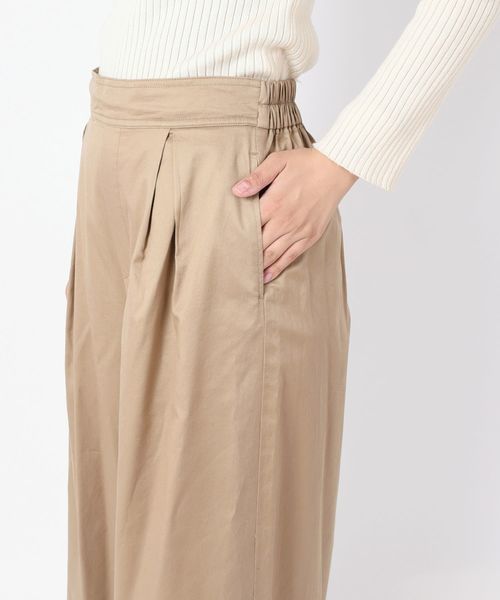 liflattie ships(リフラティ シップス)の「liflattie ships:ツイルコットンタックワイドパンツ◇(その他パンツ・レディース・ベージュ/ネイビー・SMALL/MEDIUM)」の10枚目の写真