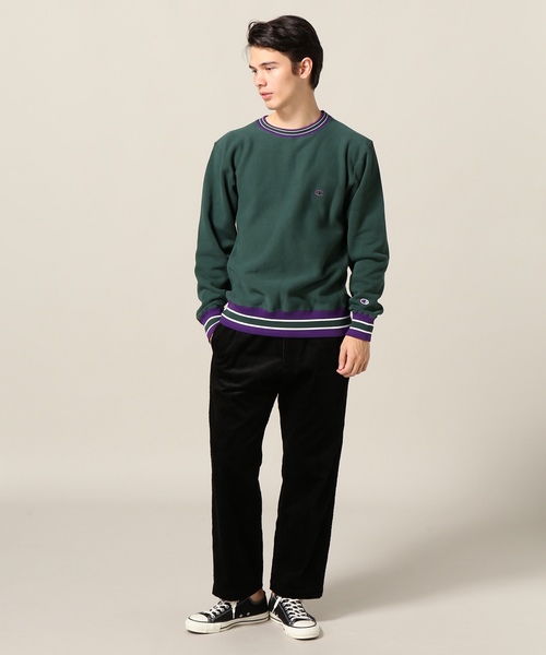 Champion（チャンピオン）の「Champion reverseweave c/n sweat（スウェット・メンズ・ブラック/グリーン・MEDIUM/LARGE）」の3枚目の写真