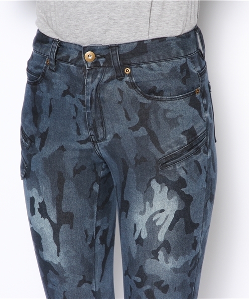 actuel（アクチュエル）の「【flow&lynx】迷彩スキニーパンツ（その他パンツ・レディース・ブラック/ネイビー・SMALL/MEDIUM）」の5枚目の写真
