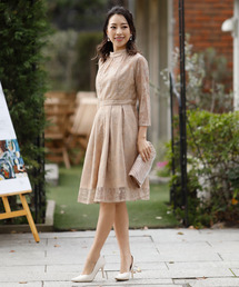 Doula Doula | オーガンジーフレアスリーブAラインワンピース(ドレス)