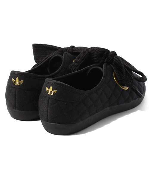 adidas Originals（アディダスオリジナルス）の「アディダス オリジナルス リレース ロー キルティング ブラック＆ゴールド adidas Originals RELACE LOW QLT（スニーカー・レディース・ブラック・23cm/23.5cm/24cm/24.5cm/25cm）」の4枚目の写真