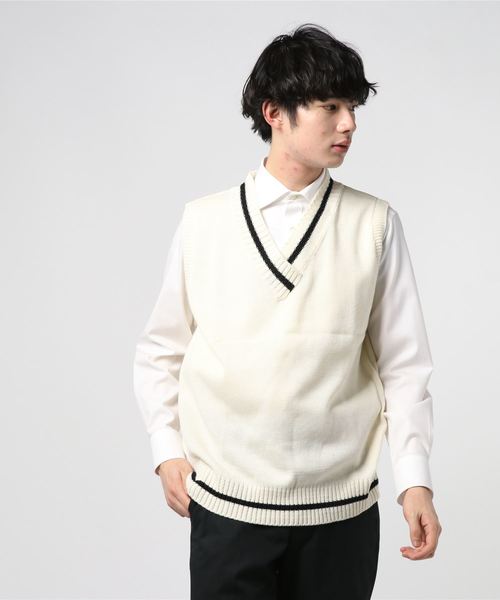 YARD PLUS(ヤードプリュス)の「YARD PLUS チルデンビックベスト(ベスト・メンズ・ホワイト/ブラック/ベージュ・FREE)」の19枚目の写真