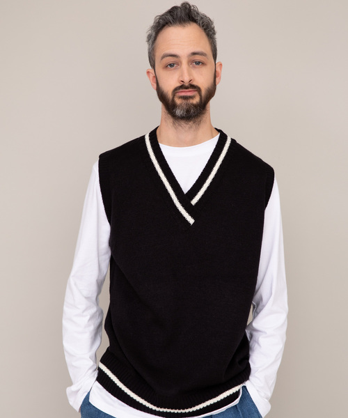 YARD PLUS(ヤードプリュス)の「YARD PLUS チルデンビックベスト(ベスト・メンズ・ホワイト/ブラック/ベージュ・FREE)」の17枚目の写真