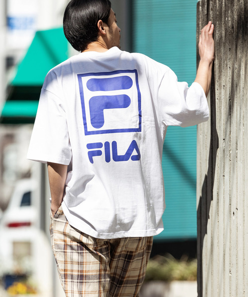 ROOPTOKYO(ループトウキョウ)の「FILA/フィラ Half Sleeve Tee Shirt(Tシャツ/カットソー・メンズ・ブラック/ブルー/ホワイト・L/M/XL/XXL)」の1枚目の写真