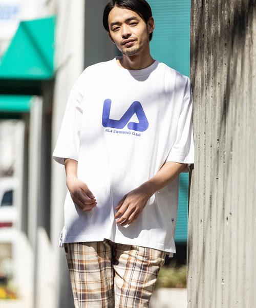 ROOPTOKYO(ループトウキョウ)の「FILA/フィラ Half Sleeve Tee Shirt(Tシャツ/カットソー・メンズ・ブラック/ブルー/ホワイト・L/M/XL/XXL)」の20枚目の写真