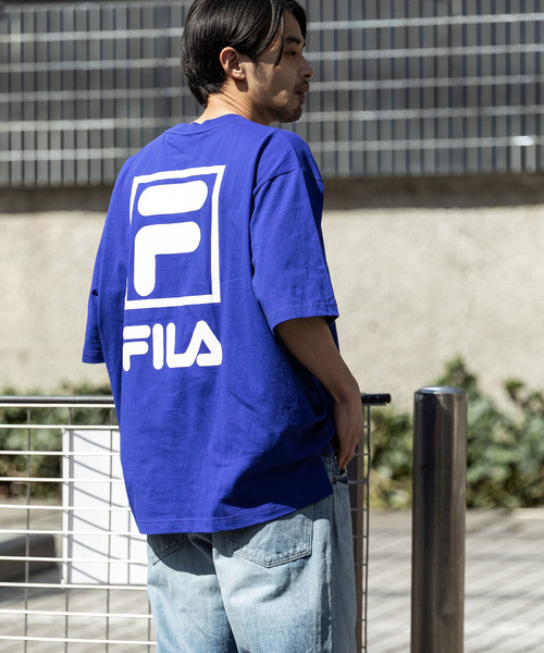 ROOPTOKYO(ループトウキョウ)の「FILA/フィラ Half Sleeve Tee Shirt(Tシャツ/カットソー・メンズ・ブラック/ブルー/ホワイト・L/M/XL/XXL)」の21枚目の写真