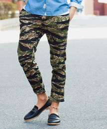 BEAUTY&YOUTH UNITED ARROWS | BY ∴ ストレッチ/カモ ノープリーツ アンクル パンツ(チノパンツ)