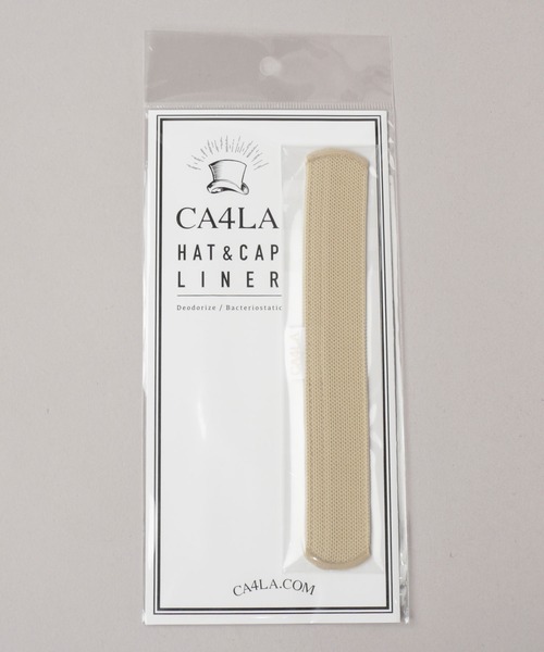 CA4LA(カシラ)の「HAT&CAP LINER(その他ボディ・ヘアケア・メンズ・ブラック/ベージュ・ONESIZE)」の2枚目の写真