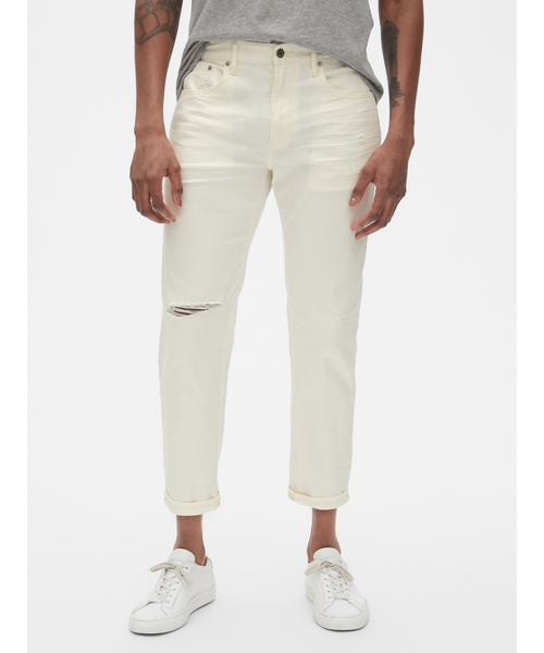 Gap ギャップ の Gapflex ウェアライト ダメージウェーダージーンズ メンズ デニムパンツ Wear