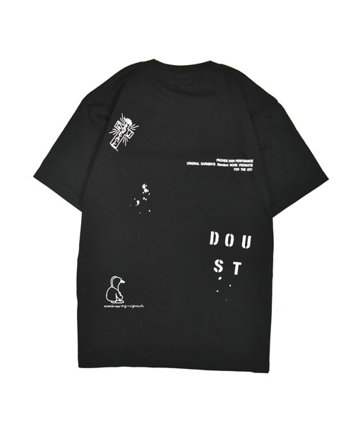 DOUBLE STEAL(ダブルスティール)の「Big PRINT Tee(Tシャツ/カットソー・メンズ・ホワイト×ブラック/ネイビー/ベージュ×ブラック/ブラック×ホワイト/ホワイト×グレー・L/M/XXL/XL)」の21枚目の写真