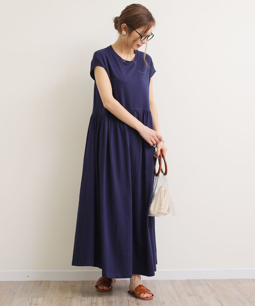 セール コットンマキシ丈フレアtシャツワンピース ワンピース And Me アンドミー のファッション通販 Zozotown