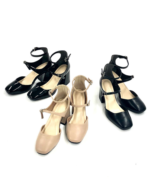 archives(アルシーヴ)の「二連ストラップパンプス(パンプス・レディース・ブラック/ベージュ/ブラック系その他・MEDIUM/LARGE)」の13枚目の写真