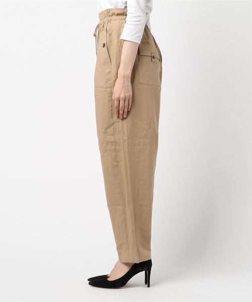 cepo(セポ)の「ペーパーギャザーパンツ(その他パンツ・レディース・オレンジ/ネイビー/ベージュ/ブラック・M)」の14枚目の写真