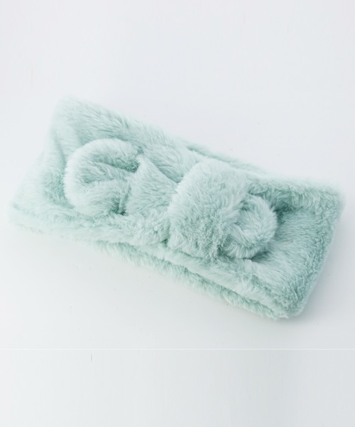 Catherine Cottage（キャサリンコテージ）の「リボンマフラーM（マフラー・キッズ・アイボリー/グレー/ミント/ベビーピンク/ライラック/スモークピンク/ベージュ/オフホワイト・M）」の13枚目の写真