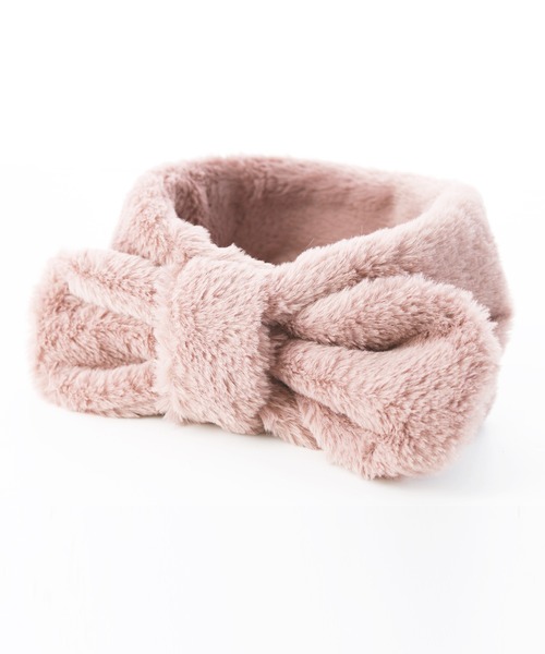 Catherine Cottage（キャサリンコテージ）の「リボンマフラーM（マフラー・キッズ・アイボリー/グレー/ミント/ベビーピンク/ライラック/スモークピンク/ベージュ/オフホワイト・M）」の14枚目の写真