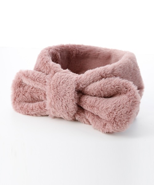 Catherine Cottage（キャサリンコテージ）の「リボンマフラーM（マフラー・キッズ・アイボリー/グレー/ミント/ベビーピンク/ライラック/スモークピンク/ベージュ/オフホワイト・M）」の17枚目の写真