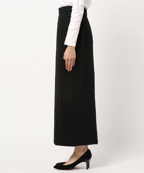 coca（coca）（コカ）の「バックスリット入りロングタイトスカート（スカート・レディース・ブラック・ONE SIZE）」の2枚目の写真