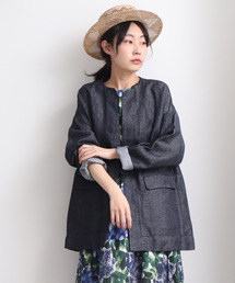 yuni�i���j�j�́u�s 2020.early spring �tlinendenim�@haori�@�W���P�b�g�i�e�[���[�h�W���P�b�g�j�v