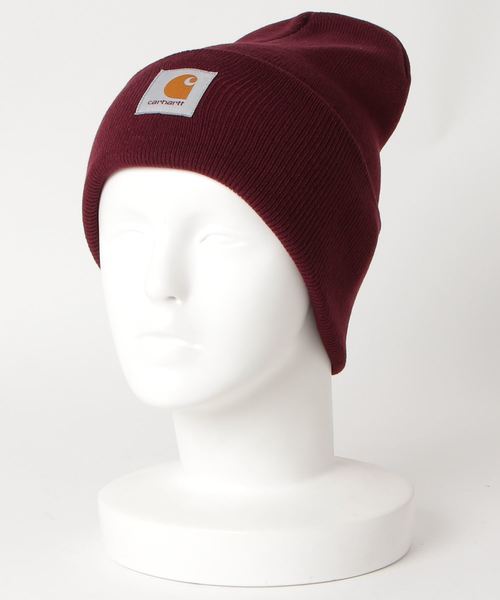 Carhartt WIP（カーハートダブリューアイピー）の「ACRYLIC WATCH HAT（ニットキャップ/ビーニー・メンズ・ホワイト/ピンク/オレンジ/ライトブルー/イエロー/ダークグリーン/ダークブルー/バーガンディー/カーキ/ダークグレー/レッド/ブラウン/ダークネイビー・ONE SIZE）」の12枚目の写真