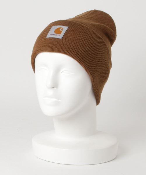 Carhartt WIP（カーハートダブリューアイピー）の「ACRYLIC WATCH HAT（ニットキャップ/ビーニー・メンズ・ホワイト/ピンク/オレンジ/ライトブルー/イエロー/ダークグリーン/ダークブルー/バーガンディー/カーキ/ダークグレー/レッド/ブラウン/ダークネイビー・ONE SIZE）」の5枚目の写真
