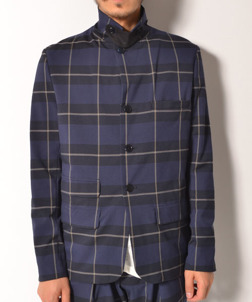 MELTINS by AMERICAN RAG CIE(メルティンスバイアメリカンラグシー)の「MELTINS BY AMERICAN RAG CIE チェックテーラードセットアップ(ジャケット)(テーラードジャケット・メンズ・ネイビー・2/1)」の3枚目の写真