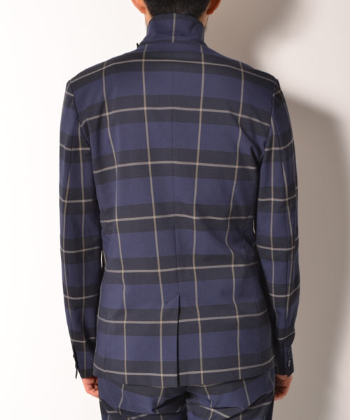 MELTINS by AMERICAN RAG CIE(メルティンスバイアメリカンラグシー)の「MELTINS BY AMERICAN RAG CIE チェックテーラードセットアップ(ジャケット)(テーラードジャケット・メンズ・ネイビー・2/1)」の5枚目の写真