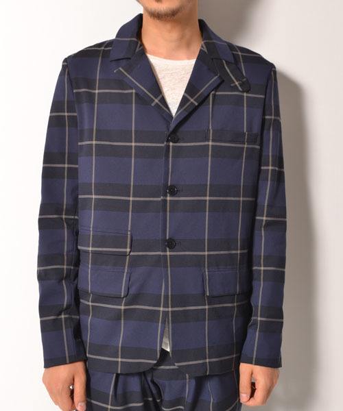 MELTINS by AMERICAN RAG CIE(メルティンスバイアメリカンラグシー)の「MELTINS BY AMERICAN RAG CIE チェックテーラードセットアップ(ジャケット)(テーラードジャケット・メンズ・ネイビー・2/1)」の2枚目の写真
