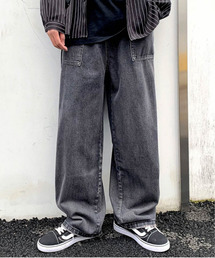neos | 【neos -addictive design-】ワイドシルエット デニムパンツ(デニムパンツ)