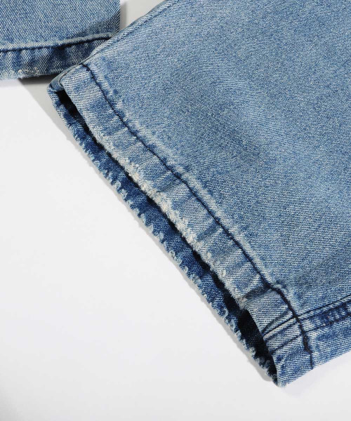 neos（ネオス）の「【neos -addictive design-】ワイドシルエット デニムパンツ（デニムパンツ・メンズ・ブラック/ブルー・LARGE/X-LARGE/MEDIUM）」の5枚目の写真