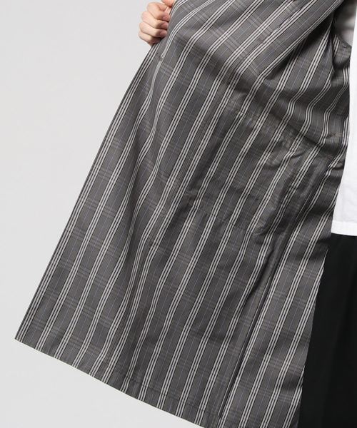 Name.（ネーム）の「【Name.】チェックトレンチコート/NMCO-20SS-001（トレンチコート・メンズ・グレー・2/1）」の11枚目の写真