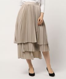 CLANE | THREE LAYER PLEAT SKIRT(スカート)