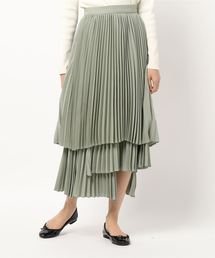 CLANE | THREE LAYER PLEAT SKIRT(スカート)