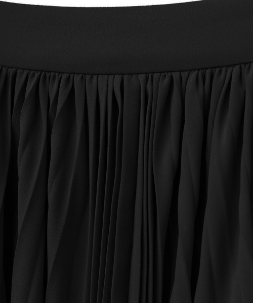 CLANE（クラネ）の「THREE LAYER PLEAT SKIRT（スカート・レディース・ミント/ベージュ/ブラック・0/1/2）」の20枚目の写真