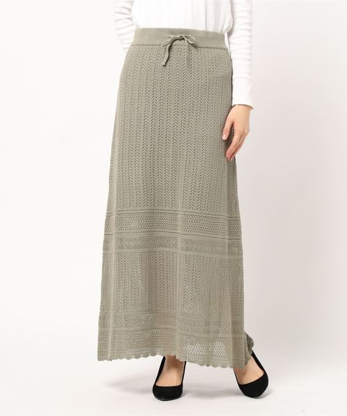 LOWRYS FARM（ローリーズファーム）の「スカシアミニットスカート2　875135（スカート・レディース・ブラック/グレー/グリーン・FREE）」の13枚目の写真