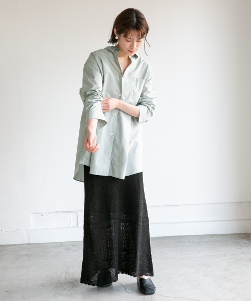 LOWRYS FARM（ローリーズファーム）の「スカシアミニットスカート2　875135（スカート・レディース・ブラック/グレー/グリーン・FREE）」の16枚目の写真