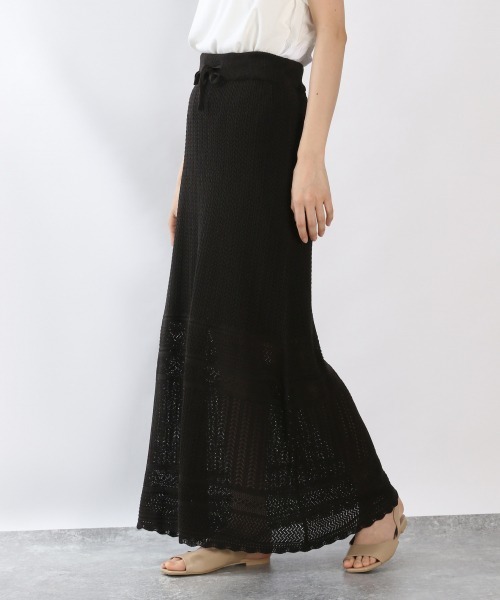 LOWRYS FARM（ローリーズファーム）の「スカシアミニットスカート2　875135（スカート・レディース・ブラック/グレー/グリーン・FREE）」の20枚目の写真