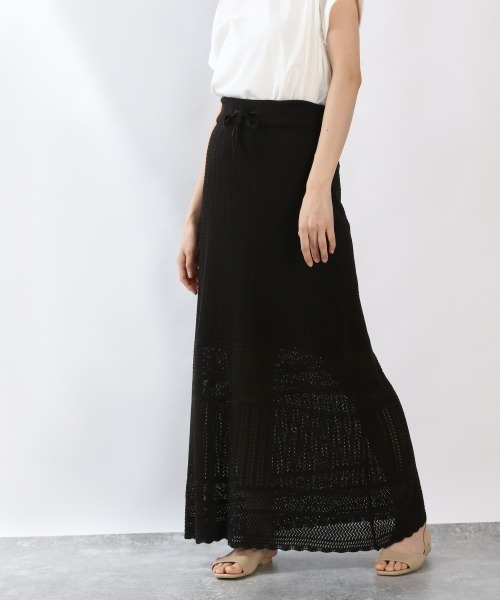 LOWRYS FARM（ローリーズファーム）の「スカシアミニットスカート2　875135（スカート・レディース・ブラック/グレー/グリーン・FREE）」の21枚目の写真