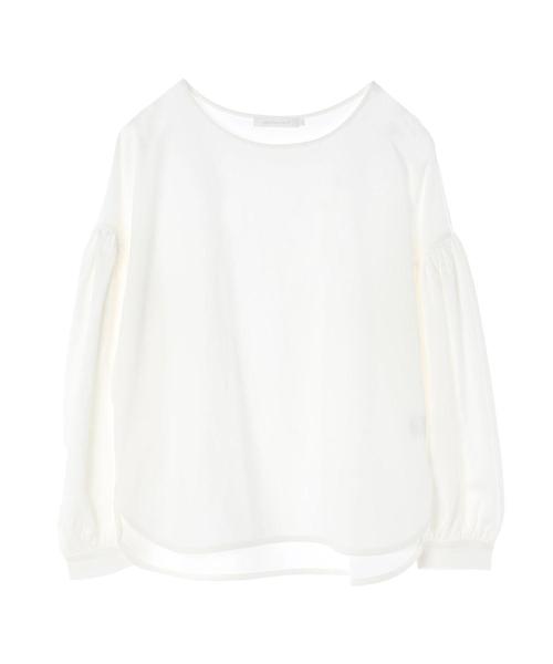 AMERICAN HOLIC(アメリカンホリック)の「袖ギャザーカットプルオーバー *●(Tシャツ/カットソー・レディース・ブラック/オフホワイト/サックスブルー/ライトベージュ・M/L)」の12枚目の写真