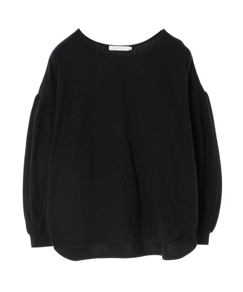AMERICAN HOLIC(アメリカンホリック)の「袖ギャザーカットプルオーバー *●(Tシャツ/カットソー・レディース・ブラック/オフホワイト/サックスブルー/ライトベージュ・M/L)」の11枚目の写真