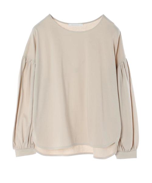 AMERICAN HOLIC(アメリカンホリック)の「袖ギャザーカットプルオーバー *●(Tシャツ/カットソー・レディース・ブラック/オフホワイト/サックスブルー/ライトベージュ・M/L)」の10枚目の写真