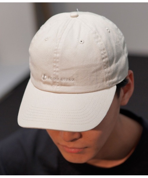 JUNRED（ジュンレッド）の「エンブロイダリーロゴツイルCAP（キャップ・メンズ・ホワイト/ブラック/ベージュ/ワイン/サックスブルー/ライトグリーン・FREE）」の4枚目の写真
