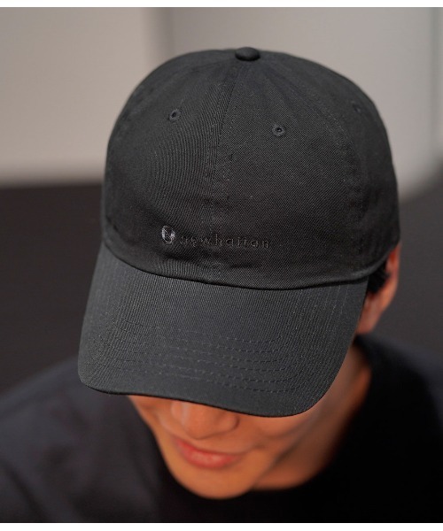 JUNRED（ジュンレッド）の「エンブロイダリーロゴツイルCAP（キャップ・メンズ・ホワイト/ブラック/ベージュ/ワイン/サックスブルー/ライトグリーン・FREE）」の3枚目の写真
