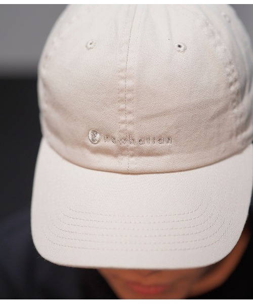 JUNRED（ジュンレッド）の「エンブロイダリーロゴツイルCAP（キャップ・メンズ・ホワイト/ブラック/ベージュ/ワイン/サックスブルー/ライトグリーン・FREE）」の8枚目の写真